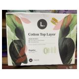 L 56ct  regular ultra thin cotton layer pad