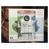 L 42ct cotton core tampons regular & super