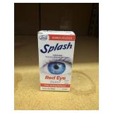 splash red eye relief 0.5oz  exp 10/27