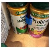 1 probiotics 60ct, 1 womens multivitamin 50mg 90ct