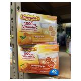 90 pk of EMERGEN C exp 3/27 orange flavor