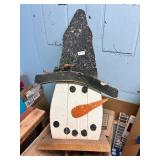 Wood Snowman