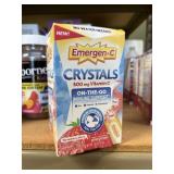 EMERGEN C crystals 28pk strawberry exp 7/26