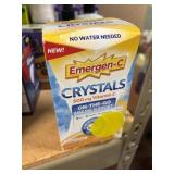 EMERGEN C crystals 28pk orange  exp 10/26