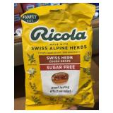 RICOLA sugar free swiss herb 45ct exp 11/28
