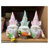 3 gnomes with weighted bottoms
