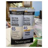 twin pack neutrogena sunscreen spf 45 (3.0oz)@