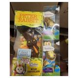 3 chocolate bunnies 1 palmer, 2 russell stovers