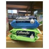 3 pk cottonelle flushable wipes 42ct@