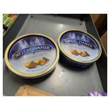 2 tins of royal dansk danish butter cookie 10.5oz