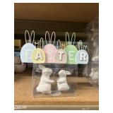 easter sign, salt n pepper set
