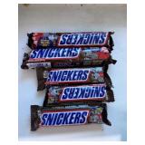 2 king , 3 regular snickers bars exp 5/26