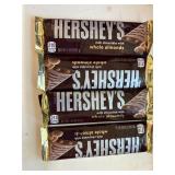 4 regular hershey bars with almonds milk chocolate