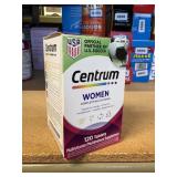 centrum womens vitamins 120ct exp 12/27