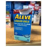 aleve gels 220mg 80ct exp 2/27