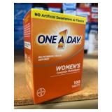 1 a day womens mutivitamins 100ct exp 8/27