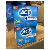 2 pks act dry mouth lozenges 36ct@
