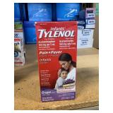 infants tylenol grape 2oz exp 10/26
