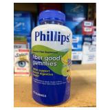 phillips fiber gummies 90ct exp 8/26