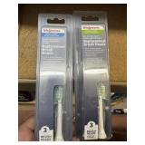 2 pks PHILLIPS SONICARE brush heads 3per pk