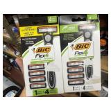 2 bic flex 4 sensitive 1 handle 4 refills each
