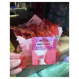 15 pink  plastic bunny glasses for kids