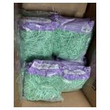 14 bags of green easter basket grass