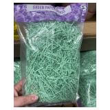 5 large bags of green easter basket grass