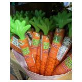 10 chocolaty flavored candies in carrott 4/27exp