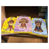 3 paw patrol chocolate characters 1oz 11/27