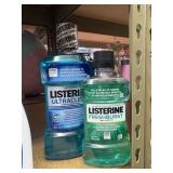 2 bottles listerine mouthwash 250ml & 500ml