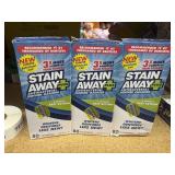 3 boxes stainaway denture cleaners 80ct