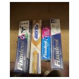 4 tubes fixodent & poligrip