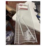 3 ft wire shelf kit w/ brackets