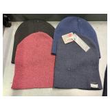 4 chillmaster knit hats. cozy zone brand