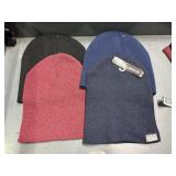 4 chillmaster knit hats. cozy zone brand