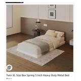 Twin Box Spring 3' metal - unassembled new