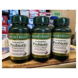 3 btls acidophilus probiotics 100 ct exp 6/26