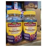 2 btls nature made gummies probiotics 42ct exp6/26