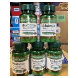 5 bottles melatonin 10mg@cherry dissolve exp10/27
