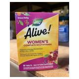 alive womens complete multivitamin 50 ct exp 6/26