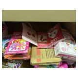 valentine cards, dora, care bear, foil balloon ,