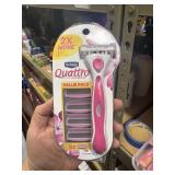 schick quattro razor and 5 refill cartridges  &