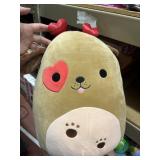 squishmallow DOUG valentine dog 14'