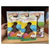 5 chocolate bunnies 1.5 to 3oz  exp 8/26