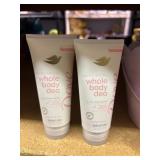 2 tubes dove whole body deodorant cream