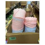 51 plastic easter baskets various colors