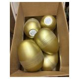 8 extra large golden eggs