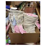 cloth bunny easter baskets appox 34