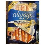 always maxi 33ct overnight size 4